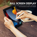 MoKo Case for iPad 10.2 Case iPad 9th Generation 2021/ iPad 8th Generation 2020/ iPad 7th Generation 2019, Slim Stand Hard Back Shell Smart Cover Case for iPad 10.2 inch, Auto Wake/Sleep, Black