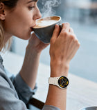 18mm Elastic Nylon Watch Band for Garmin Venu 3S/4 41mm/2S/Vivoactive 4S/Vivomove 3S/Forerunner 265S/255S/255S Music, Quick Release Parachute Buckle Nylon Smartwatch Strap for Men Women