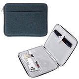 MoKo Tablet Tasche Kompatible mit iPad Pro 11 M2 2022-2018/iPad 10. 10,9 2022/iPad Air 5 10,9" 2022/Air 4 10,9/iPad 9/8/7 Gen 10,2/iPad 9,7, 9-11" Tablet Schutzhülle mit Mehrere Fächer, Nacht Blau