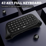 MoKo Green Backlight Chatpad for Xbox One Controller, Xbox Series X/S, 2.4G Receiver Chatpad Wireless Message Keyboard Keypad with Headset/Audio Jack for Xbox One/One S/Elite/2 Controller, Black