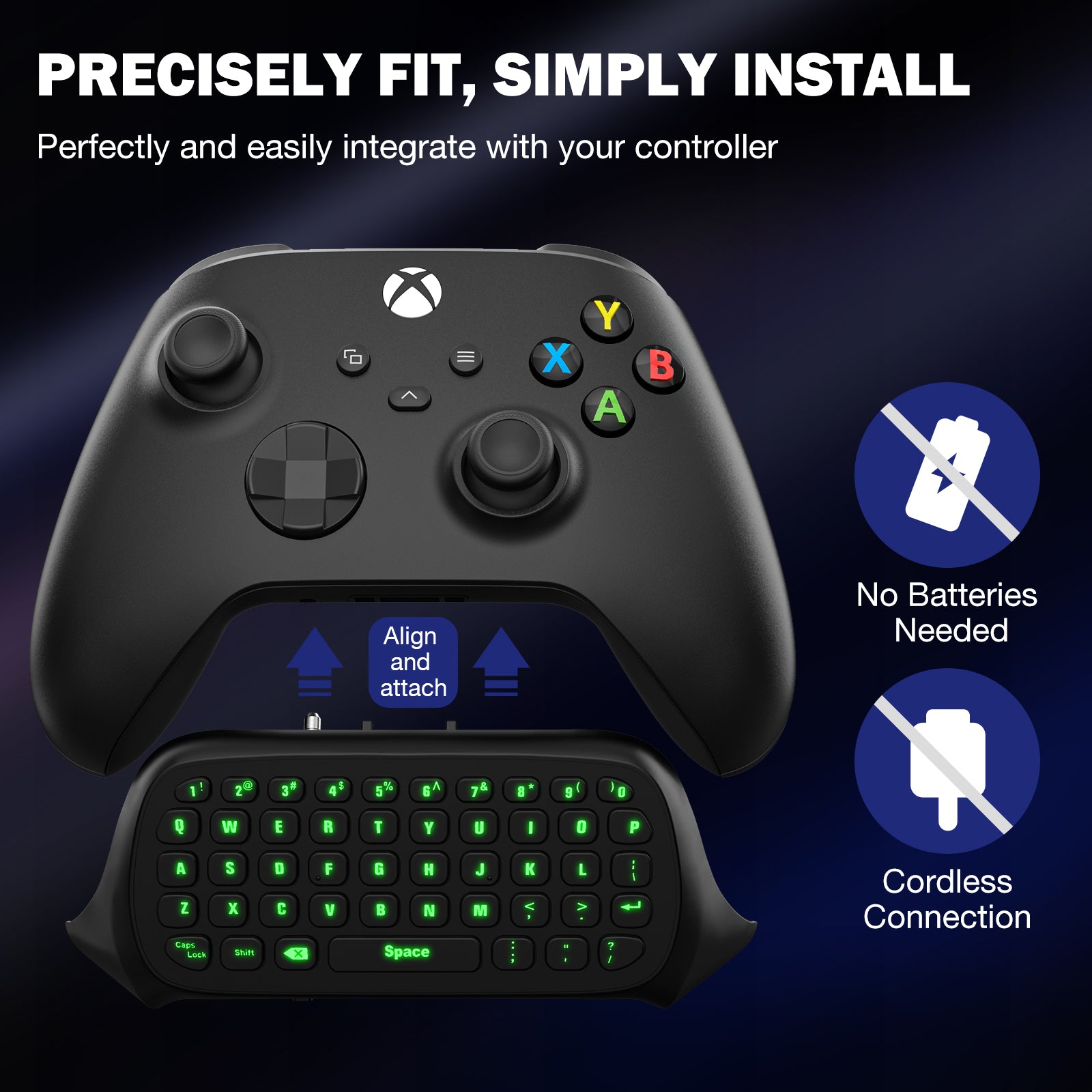 MoKo Green Backlight Chatpad for Xbox One Controlle – Mokodirect