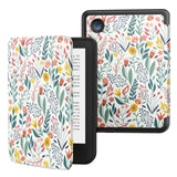 MoKo Case for Kobo Clara BW/Colour/2E 6", Ultra Slim Lightweight Auto Wake/Sleep Cover Folio for Kobo Clara 6" 2024, Flowers