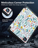 MoKo Case for Kobo Clara BW/Colour/2E 6", Ultra Slim Lightweight Auto Wake/Sleep Cover Folio for Kobo Clara 6" 2024, Flowers