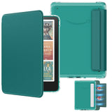 MoKo Detachable Magnetic Case for All-new 7" Kindle Paperwhite 12th Generation 2024 & Kindle Colorsoft 2024/2025,Ultra Clear Back Scratch-Proof Light & Shell Cover with Auto Wake/Sleep, Jade Green