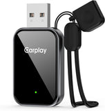 MoKo CarPlay Wireless Adapter for iPhone, Convert Wired CarPlay to Wireless Dongle Box, Plug and Play Stable Bluetooth Car Play Adapter for iPhones iOS 10+ and Cars with Built-in Wired Car Play