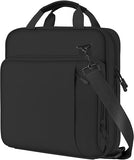 MoKo Zipper Binder, 2 inch 3 O-Ring Binder with Zipper, Multi-Pocket Organizer with Shoulder Strap Handle, 500 Sheet Capacity Zipper Binder for Middle School Student, Black