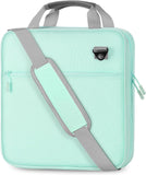 MoKo Zipper Binder, 2 Inch 3 ring Binder with Zipper,500 Sheets Capacity Zipper Binder with Shoulder Strap & Handle,Multi-Pocket Zipper Binder Organizer for Middle School, Mint Green