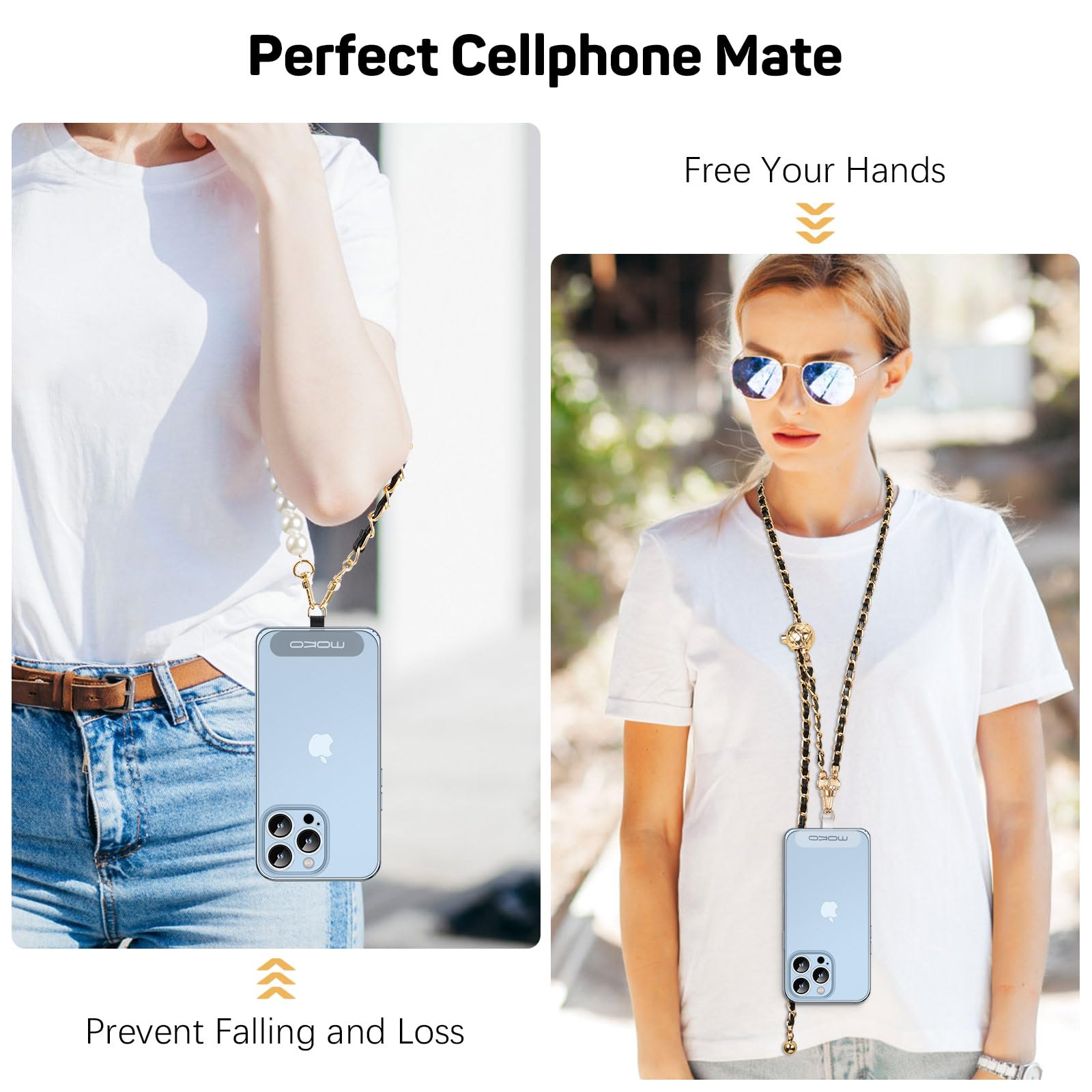 MoKo Phone Lanyard Crossbody, Adjustable Cell Phone Lanyard