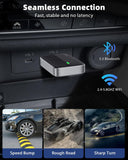 MoKo Wireless CarPlay Adapter for Apple iPhone (2025 Upgraded), Mini Car Play Wireless Adapter for iOS 10+ & Cars with Apple CarPlay, Wired Car Play to Wireless, Fast Response Stable Control No Delay