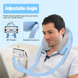 MoKo Neck Phone Holder, Lazy Gooseneck Phone Pillow Holder Bracket, 360° Rotate Phone Tablet Stand for 4"-11" Device, fits iPhone 16/Pro/Pro Max/Plus, iPhone 15/Pro/Pro Max/Plus, iPhone 14/Pro/Pro Max