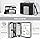 MoKo Zipper Binder, 3 inch 3 Ring Binder with Zipper, 600 Sheet Capacity Multi-Pocket School Binder organizer, Handle and Shoulder Strap Included, Black & Gray