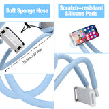 MoKo Neck Phone Holder, Lazy Gooseneck Phone Pillow Holder Bracket, 360° Rotate Phone Tablet Stand for 4"-11" Device, fits iPhone 16/Pro/Pro Max/Plus, iPhone 15/Pro/Pro Max/Plus, iPhone 14/Pro/Pro Max