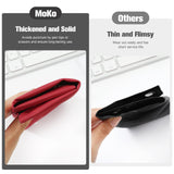 MoKo Pencil Pouch for 3 Ring Binder, 12 Pack Multi-Color Binder Pencil Pouch Bulk, 3 hole Mesh Zipper Pencil Pouch for Binder Office College School Supplies