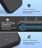 MoKo Carrying Case for Nintendo Switch 2(2025), Protective Hard Shell Portable Travel Carry Case Pouch holds 10 Cartridges with Pockets for Switch 2 Accessories and Games, Black