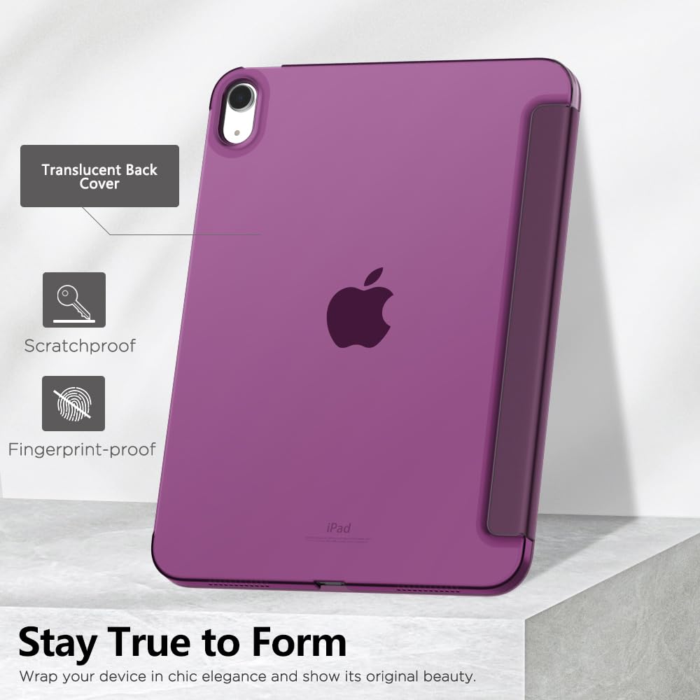 MoKo for iPad 10th Generation Case 2022, Slim Stand Hard PC
