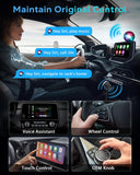 MoKo CarPlay Wireless Adapter for iPhone, Convert Wired CarPlay to Wireless Dongle Box, Plug and Play Stable Bluetooth Car Play Adapter for iPhones iOS 10+ and Cars with Built-in Wired Car Play