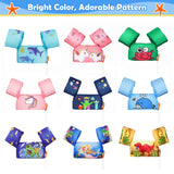 MoKo Swim Arm Band for Kids 20-30-40-50lbs, Clearance Toddler Swim Vest Cute Cartoon Swimming Wings Pool Floats Sleeve Children Water Sports Learning Swim Training Equipment, Blue