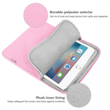 MoKo 9-11 Inch Tablet Sleeve Bag Carrying Case Fits New 11inch iPad Air M3, iPad A16 2025, iPad Pro 11 M4, Air 5/4/3, iPad 10/9/8th Gen, Tab S8/S9 11", Pink