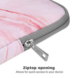 MoKo 9-11 Inch Tablet Sleeve Bag Carrying Case Fits New 11-inch iPad Pro M4/iPad AirM2 2024,iPad Air 5/4/3 10.9"/10.5",iPad Pro 11 M2,iPad 10th 10.9,iPad 9/8th Gen 10.2,Tab S8/S9 11", Pink Gray Marble