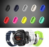 Moko 10-Stück Silikon Staubstecker kompatibel mit Garmin Uhren | Passend für alle Serien Fenix, Forerunner, Instinct, Venu, Vivoactive, Effektiver Ladeanschluss-Staubschutz, Multicolor B