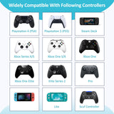 MoKo 18 Pcs Precision Aim Assist Rings for ROG Ally, Legion Go, PS5, Steam Deck, PS4, Xbox Series X/S, Xbox One, Switch, OLED, Pro Controller - 4 Different Strengths