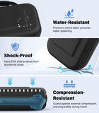 MoKo Carrying Case for Nintendo Switch 2 2025, Protective Hard Shell Portable Travel Carry Case Pouch Holds 10 Cartridges w/Pockets for Switch 2 Accessories and Games, Black