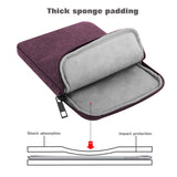 MoKo 9-11 Inch Tablet Sleeve Bag Carrying Case Fits New 11inch iPad Air M3, iPad A16 2025, iPad Pro 11 M4, Air 5/4/3, iPad 10/9/8th Gen, Tab S8/S9 11", Purple