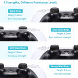 MoKo 18 Pcs Precision Aim Assist Rings for ROG Ally, Legion Go, PS5, Steam Deck, PS4, Xbox Series X/S, Xbox One, Switch, OLED, Pro Controller - 4 Different Strengths