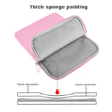 MoKo 9-11 Inch Tablet Sleeve Bag Carrying Case Fits New 11inch iPad Air M3, iPad A16 2025, iPad Pro 11 M4, Air 5/4/3, iPad 10/9/8th Gen, Tab S8/S9 11", Pink