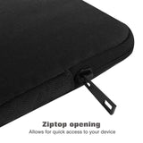 MoKo 9-11 Inch Tablet Sleeve Bag Carrying Case Fits New 11inch iPad Air M3, iPad A16 2025, iPad Pro 11 M4, Air 5/4/3, iPad 10/9/8th Gen, Tab S8/S9 11", Black