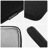 MoKo 9-11 Inch Tablet Sleeve Bag Carrying Case Fits New 11inch iPad Air M3, iPad A16 2025, iPad Pro 11 M4, Air 5/4/3, iPad 10/9/8th Gen, Tab S8/S9 11", Black