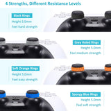 MoKo 18 Pcs Precision Rings Aim Assist Rings Motion Control for ROG Ally, Legion Go, PS5, Steam Deck, PS4, Xbox Series X/S, Xbox One, Switch, OLED, Switch Pro Controller, 4 Different Strengths