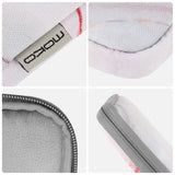 MoKo 9-11 Inch Tablet Sleeve Bag Carrying Case Fits New 11-inch iPad Pro M4/iPad AirM2 2024,iPad Air 5/4/3 10.9"/10.5",iPad Pro 11 M2,iPad 10th 10.9,iPad 9/8th Gen 10.2,Tab S8/S9 11", Pink Gray Marble