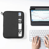 MoKo 9-11 Inch Tablet Sleeve Carrying Case with Handle, Padded Protective Travel Bag for New 11-inch iPad Air 4 2026/Pro M5/ A16, iPad 10th/Air 5/4th 10.9, i-Pad 9/8th 10.2,Tab S9/S8 11, Black