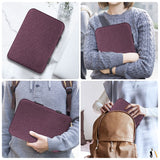 MoKo 9-11 Inch Tablet Sleeve Bag Carrying Case Fits New 11inch iPad Air M3, iPad A16 2025, iPad Pro 11 M4, Air 5/4/3, iPad 10/9/8th Gen, Tab S8/S9 11", Purple