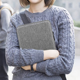 MoKo 9-11 Inch Tablet Sleeve Bag Carrying Case Fits New 11inch iPad Air M3, iPad A16 2025, iPad Pro 11 M4, Air 5/4/3, iPad 10/9/8th Gen, Tab S8/S9 11", Light Gray