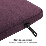 MoKo 9-11 Inch Tablet Sleeve Bag Carrying Case Fits New 11inch iPad Air M3, iPad A16 2025, iPad Pro 11 M4, Air 5/4/3, iPad 10/9/8th Gen, Tab S8/S9 11", Purple