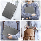 MoKo 9-11 Inch Tablet Sleeve Bag Carrying Case Fits New 11inch iPad Air M3, iPad A16 2025, iPad Pro 11 M4, Air 5/4/3, iPad 10/9/8th Gen, Tab S8/S9 11", Light Gray