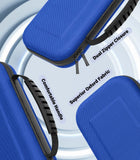 MoKo Carrying Case for Nintendo Switch 2 2025, Protective Hard Shell Portable Travel Carry Case Pouch Holds 10 Cartridges w/Pockets for Switch 2 Accessories and Games, Indigo