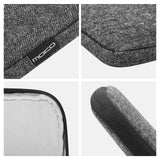 MoKo 9-11 Inch Tablet Sleeve Bag Carrying Case Fits New 11-inch iPad Pro M4/iPad AirM2 2024,iPad Air 5/4/3 10.9"/10.5",iPad Pro 11 M2,iPad 10th 10.9,iPad 9/8th Gen 10.2,Tab S8/S9 11", Black & Gray