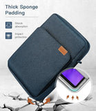 MoKo 9-11 Inch Tablet Sleeve Bag Handle Carrying Case with Shoulder Strap Fits iPad Pro 11 inch, iPad 10th 10.9,iPad 9/8/7th Generation 10.2,iPad Air 5/4th 10.9,iPad 9.7, Tab S8/S9 11", Indigo