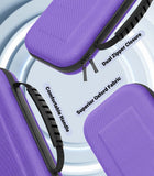 MoKo Carrying Case for Nintendo Switch 2 2025, Protective Hard Shell Portable Travel Carry Case Pouch Holds 10 Cartridges w/Pockets for Switch 2 Accessories and Games, Purple