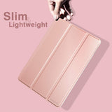 MoKo Case for iPad 9th Generation 2021/ iPad 8th Generation 2020/ iPad 7th Generation 2019, Soft Translucent TPU Frosted Back Cover Slim iPad 10.2 inch Case with Stand, Auto Wake/Sleep, Rose Gold