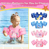 MoKo Toddler Swim Vest - Cute Toddler Floaties with Emergency Whistle for Boys and Girls 13-20-30 lbs Water Wings Arm Band Floaties Swim Training Equipment for Beach Swimming Pool Sea, Unicorn