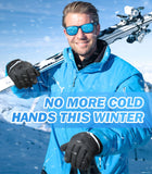 MoKo Wasserdicht Winter Handschuhe Mann Frau, Thermo 3M Thinsulate Handschuh Kalt Wetter, Touchscreen&Anti-Rutsch Griff Ski Handschuh für Snowboarden Radfahren Laufen Wandern Autofahren Outdoor Sport