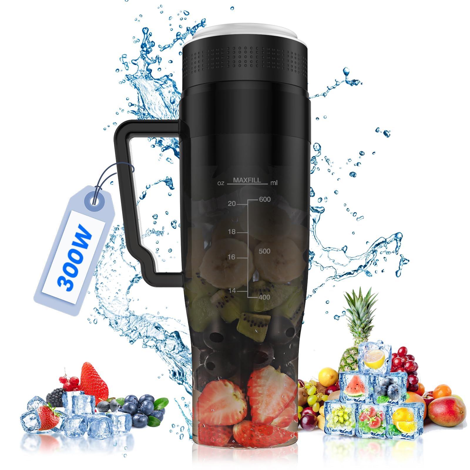 Portable Blender, Personal Blender -for Shakes And Smoothies, 300W