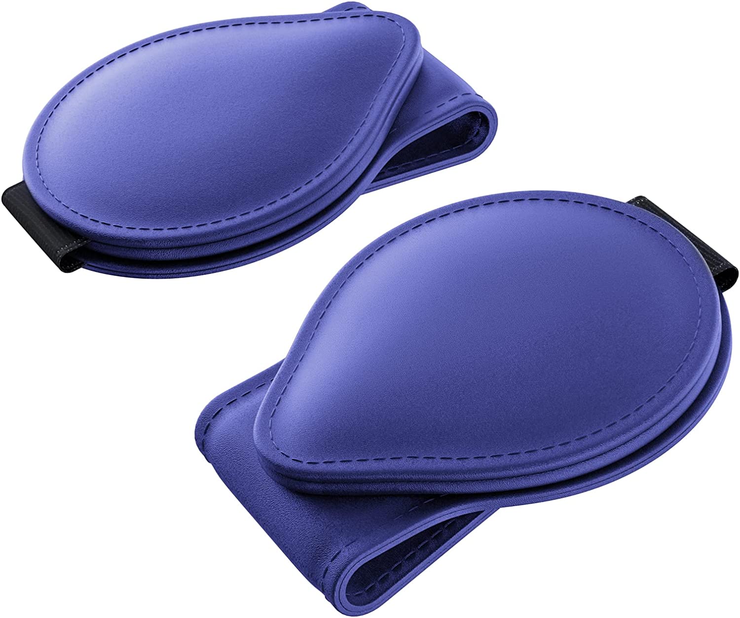 MoKo zonnebrilhouder voor autozonneklep, 2-pak magnetische brillenhouder van PU-leer met brillenhangerclip, vizier-accessoires, geschikt voor alle automodellen, zwart MoKo zonnebrilhouder voor autozonneklep, 2-pak magnetische brillenhouder van PU-leer met brillenhangerclip, vizier-accessoires, geschikt voor alle automodellen, zwart