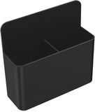 MoKo Pack of 2 Magnetic Dry Erase Marker Holder, Magnetic Pen Pencil Holder Storage Organizer for Whiteboard, Refrigerator and Other Magnetic Surfaces, Black
