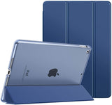 MoKo iPad 10.2 Case for iPad 9th Generation 2021/ iPad 8th Generation 2020/ iPad 7th Generation 2019, Slim Stand Hard Back Shell Smart Cover Case for iPad 10.2 inch, Auto Wake/Sleep, Silver