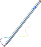 MoKo Stylus Pen for iPad, 2 in 1 Rechargeable Digital Pen fit Apple 2021 iPad Mini 6th Generation, iPad 8th/9th Gen 2021 iPad Pro 11/12.9 Inch (2018-2021),iPad Air 4th, iPad 6/7th - Sky Blue
